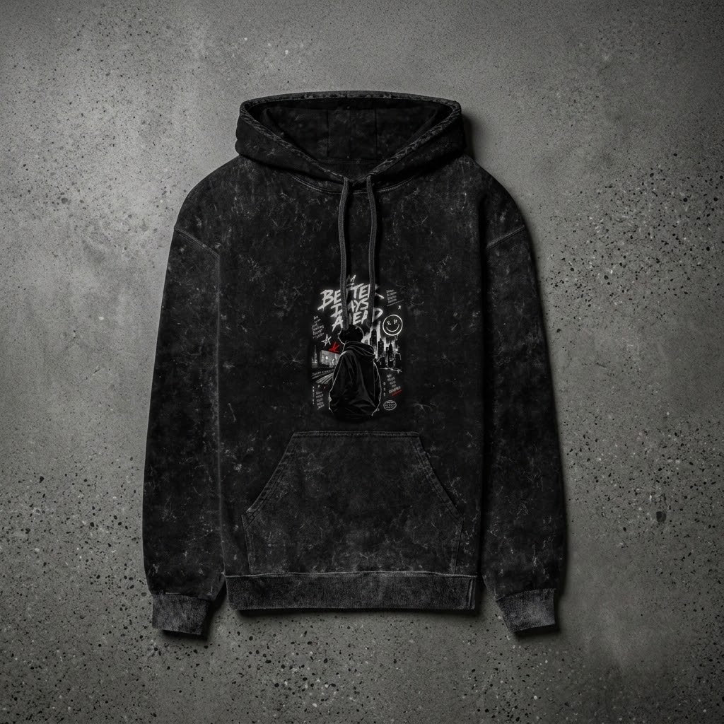 Unisex Acid Washed Hoodie